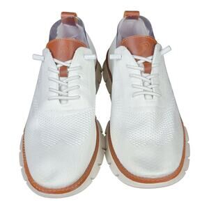 Men's Breeze Shoes Knit Mesh Casual Oxfords Walking Sneakers White Size 43 EU